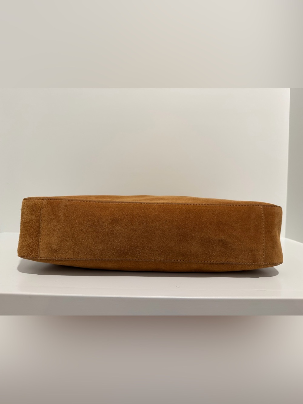 NEW J. Crew Berkeley Suede Shoulder Bag in Blonde Espresso CM933 $178 - Picture 11 of 15